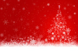 Schneeflocken-Weihnachtsbaum-Fotoautomaten Hintergrund M7-50