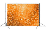 Glitter Orange Bokeh Party Dekoration Kulisse M8-30