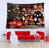 Weihnachtsbaum Teddybären Dekoration Backdrop M8-61