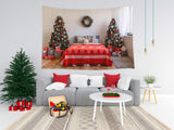 Weihnachten dekoriert Zimmer Interieur Backdrop M8-63