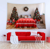 Weihnachten dekoriert Zimmer Interieur Backdrop M8-63