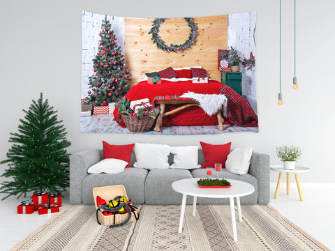 Weihnachten Schlafzimmer Dekoration Wandteppich T-M8-67