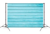 Helles Hellblau Farbe Holz Planke Hintergrund M8-74