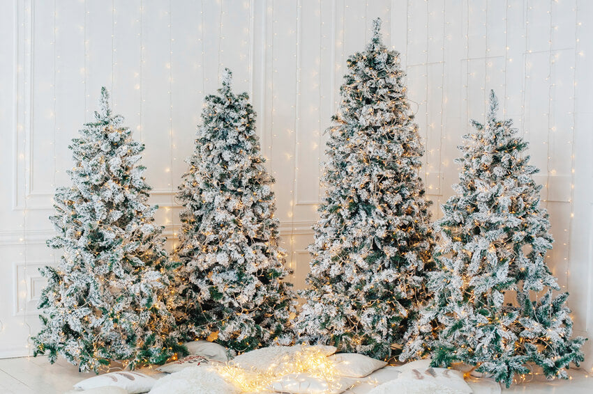 Glühender Weihnachtsbaum Fotostand-Hintergrund M9-16