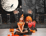 Halloween Spooky Grave Ghost Fotografie Hintergrund M9-49