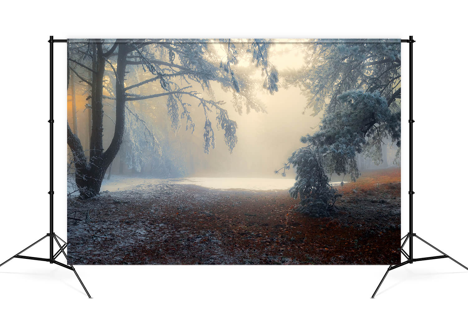 Verschneiter Wald Winter Natur Landschaft Kulisse M9-59