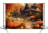 Herbsternte Kürbis Erntedank Hintergrund M9-91