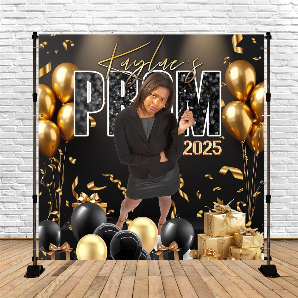 Prom 2025 Backdrop Luxe Ballons Geschenk Custom Party Graduation Backdrop MRR6-1