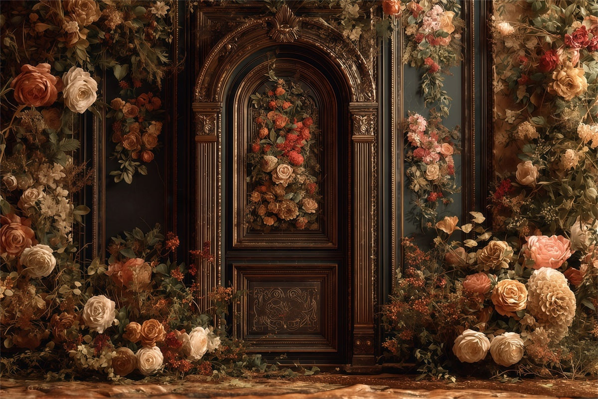 Antiker Fotohintergrund Regal Arch Bloom Vintage Backdrop MRR7-223