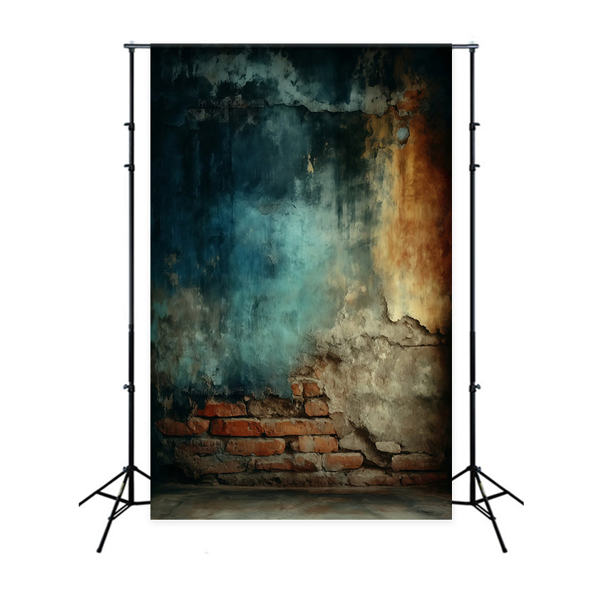 Vintage-Fotohintergrund Gealterte urbane Textur Wandhintergrund MRR7-236