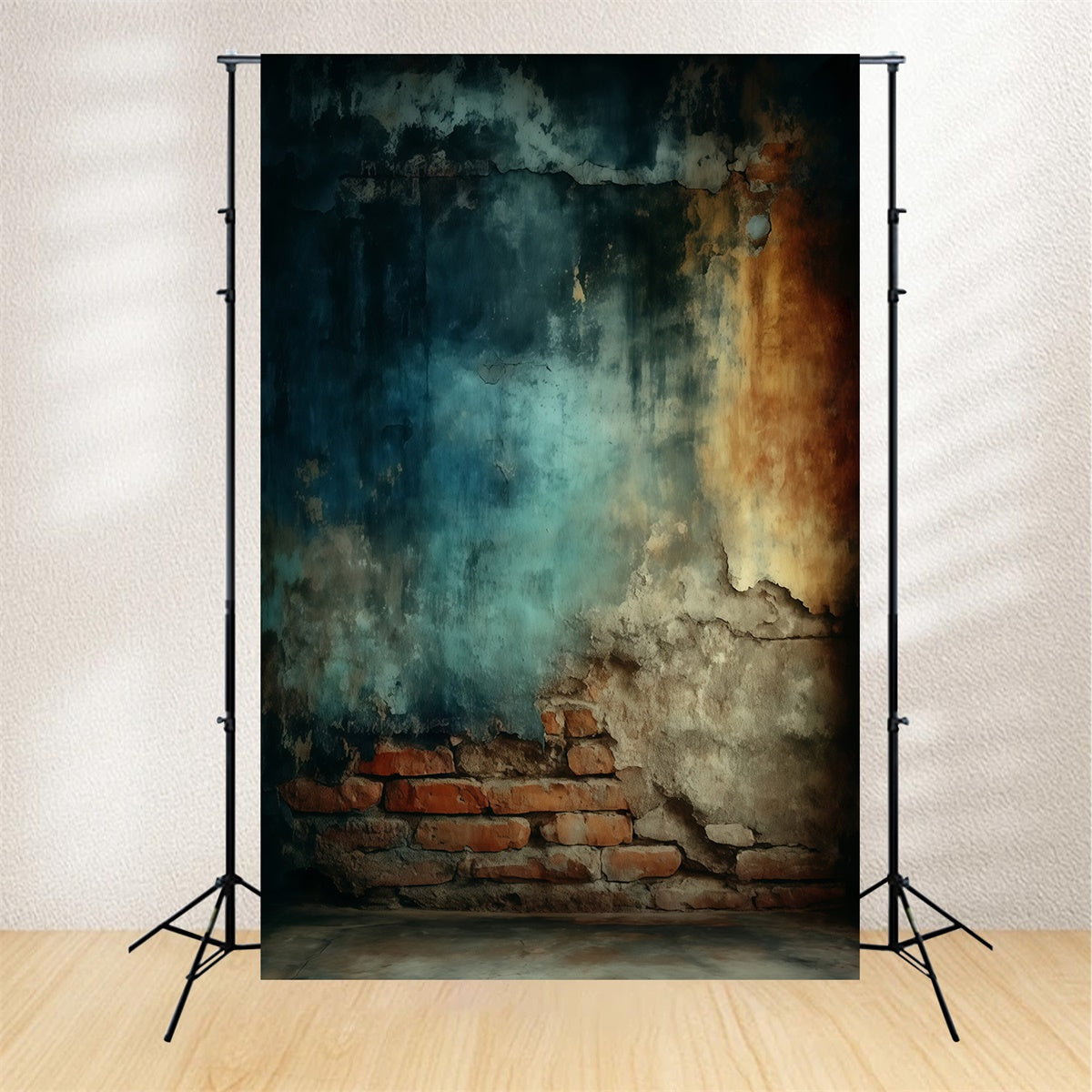 Vintage-Fotohintergrund Gealterte urbane Textur Wandhintergrund MRR7-236