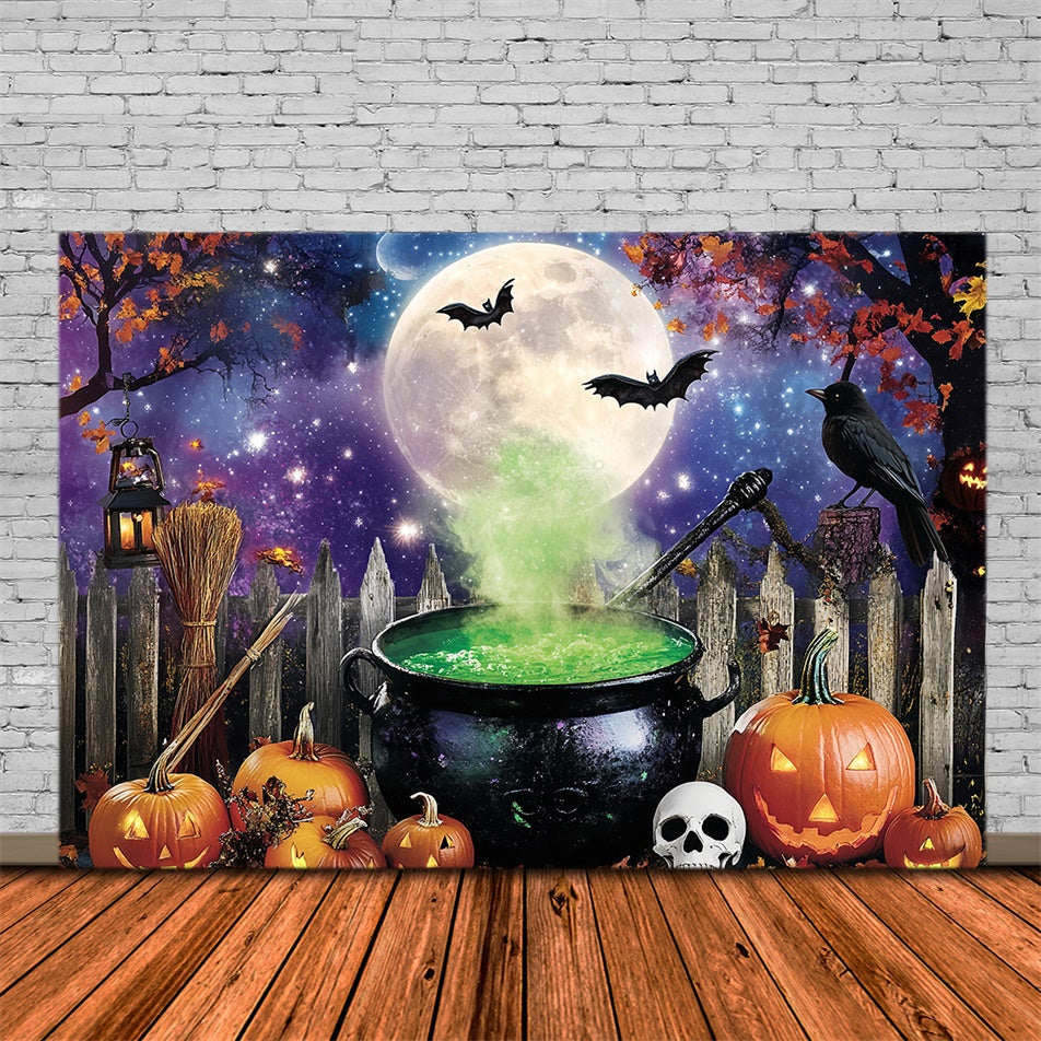 Halloween Mond Backdrop Verzauberter Trank Hof Backdrop MRR7-24