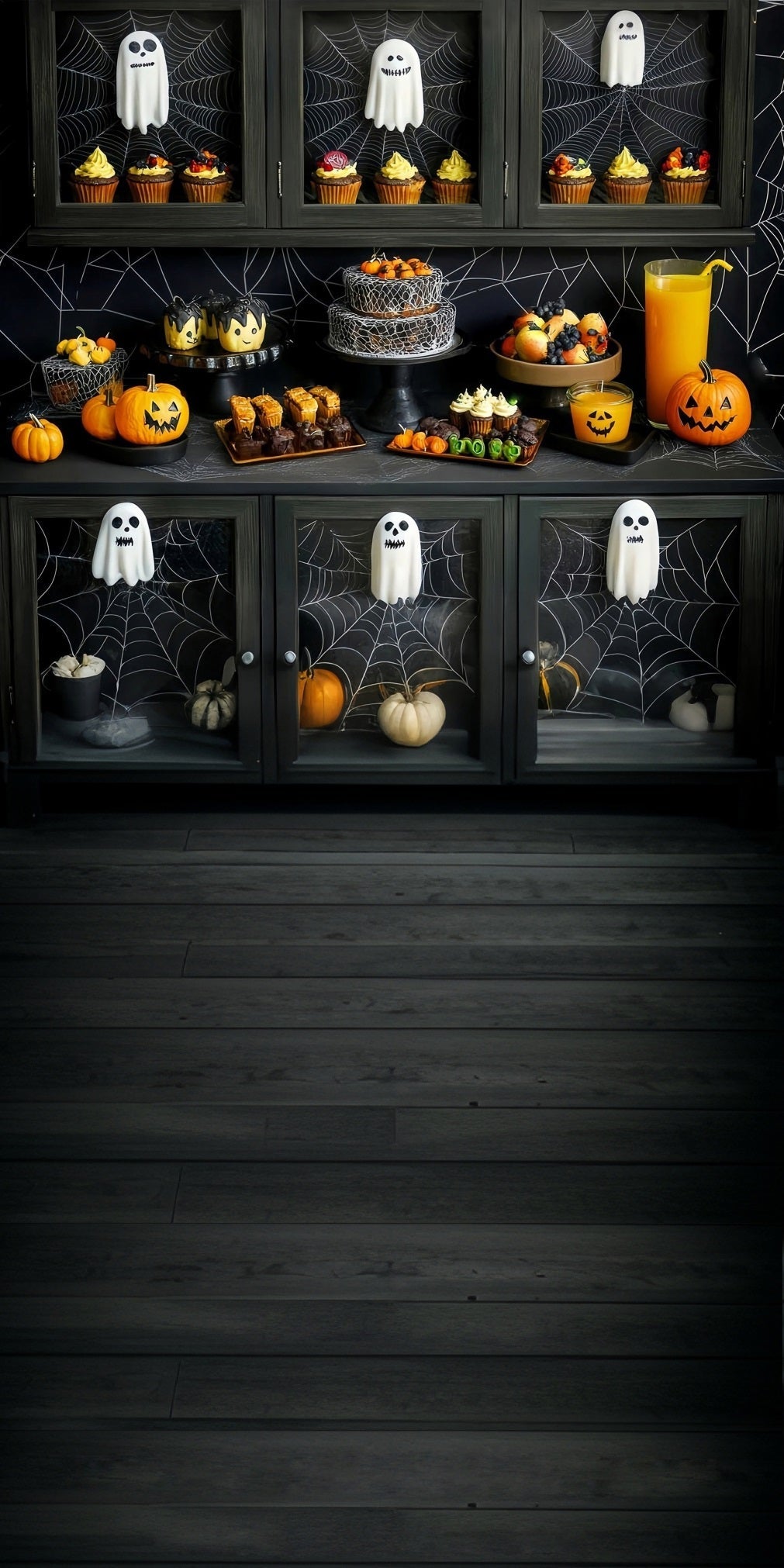 Halloween Foto Wandhintergrund Halloween Party Desserttisch Sweep Backdrop MRR8-49