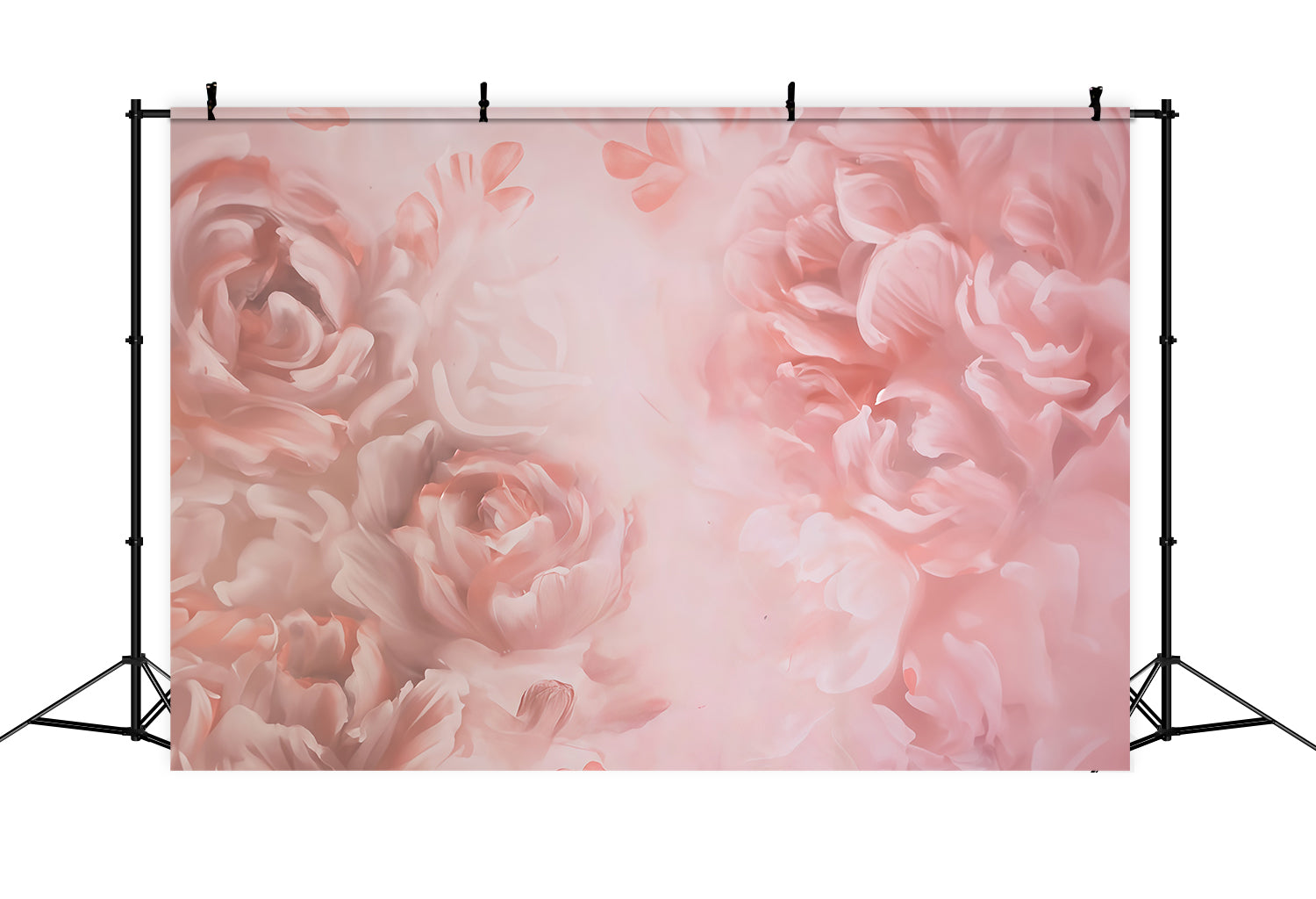 Blumenhintergrund Zartrosa blühende Blütenblätter Blumen-Fotohintergrund MRR9-111