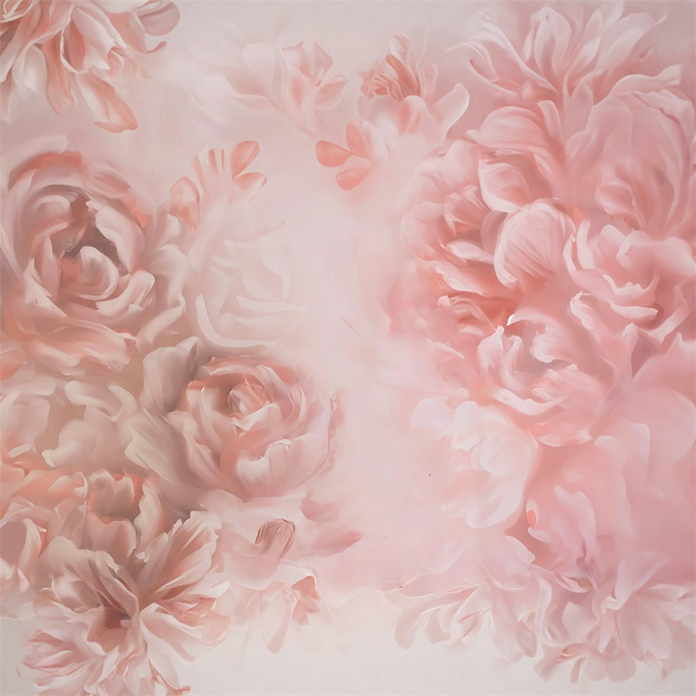 Blumenhintergrund Zartrosa blühende Blütenblätter Blumen-Fotohintergrund MRR9-111