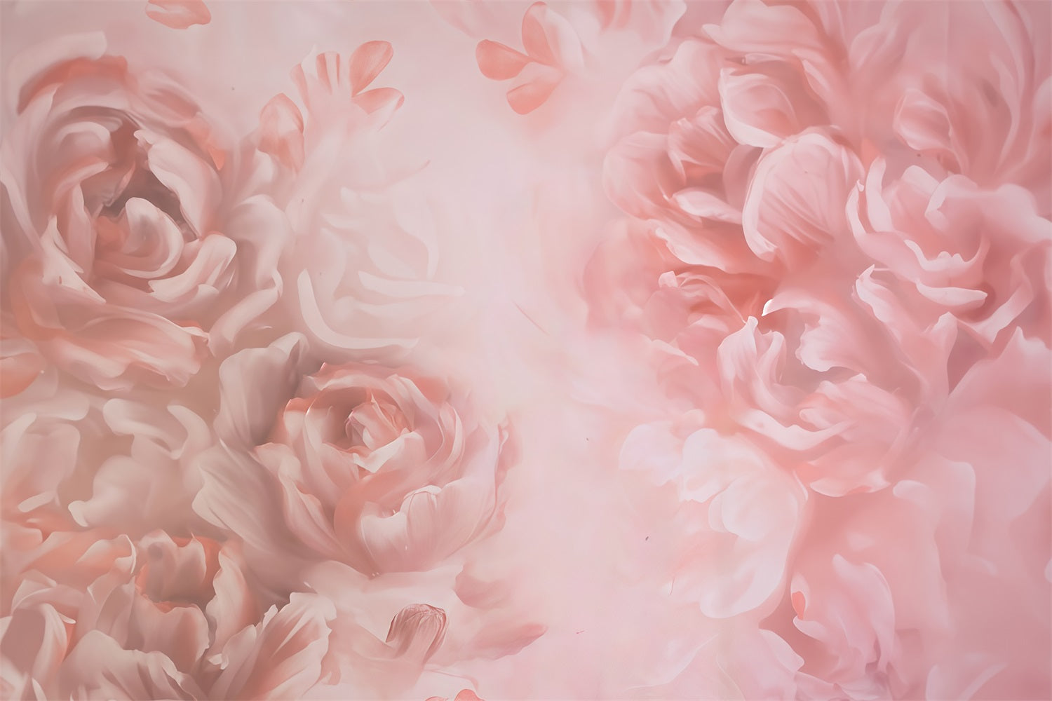 Blumenhintergrund Zartrosa blühende Blütenblätter Blumen-Fotohintergrund MRR9-111