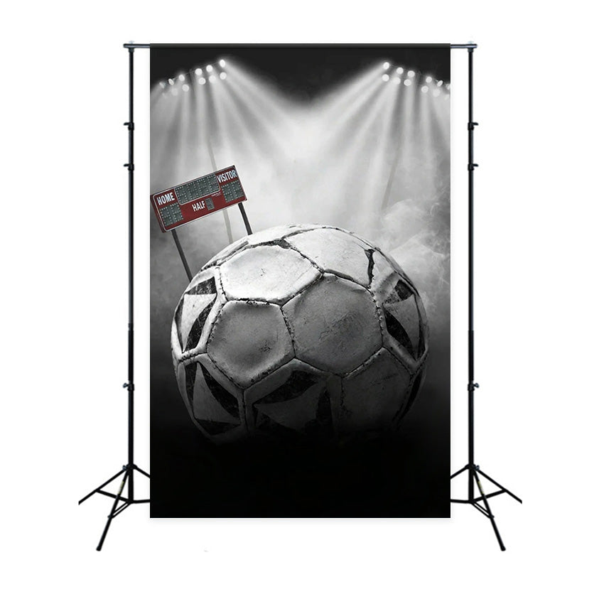 Fußball-Fotohintergrund Fußball Stadionbeleuchtung Sport-Fotohintergrund MRR9-27