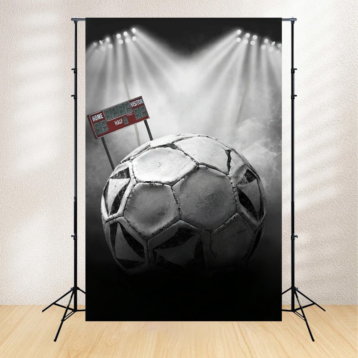 Fußball-Fotohintergrund Fußball Stadionbeleuchtung Sport-Fotohintergrund MRR9-27