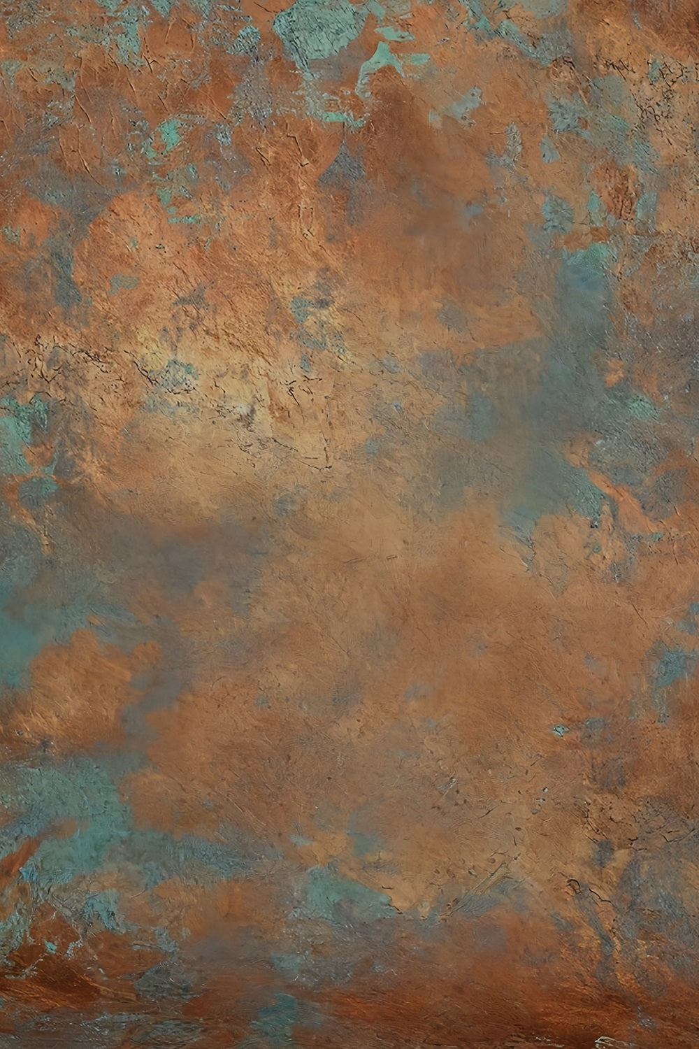 Gemälde-Fotohintergrund Strukturierte Kupferpatina-Wand Kunst-Fotohintergrund MRR9-67