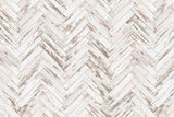 Herringbone Spell Mottled White Wooden Rubber Floor Mat für die Fotografie RM12-57