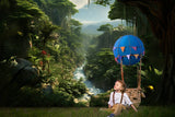 DBackdrop Mystic Rainforest Stream Adventure Theme Hintergrund RR4-42