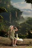 DBackdrop Magnificent Rainforest Stream Adventure Theme Hintergrund RR4-43