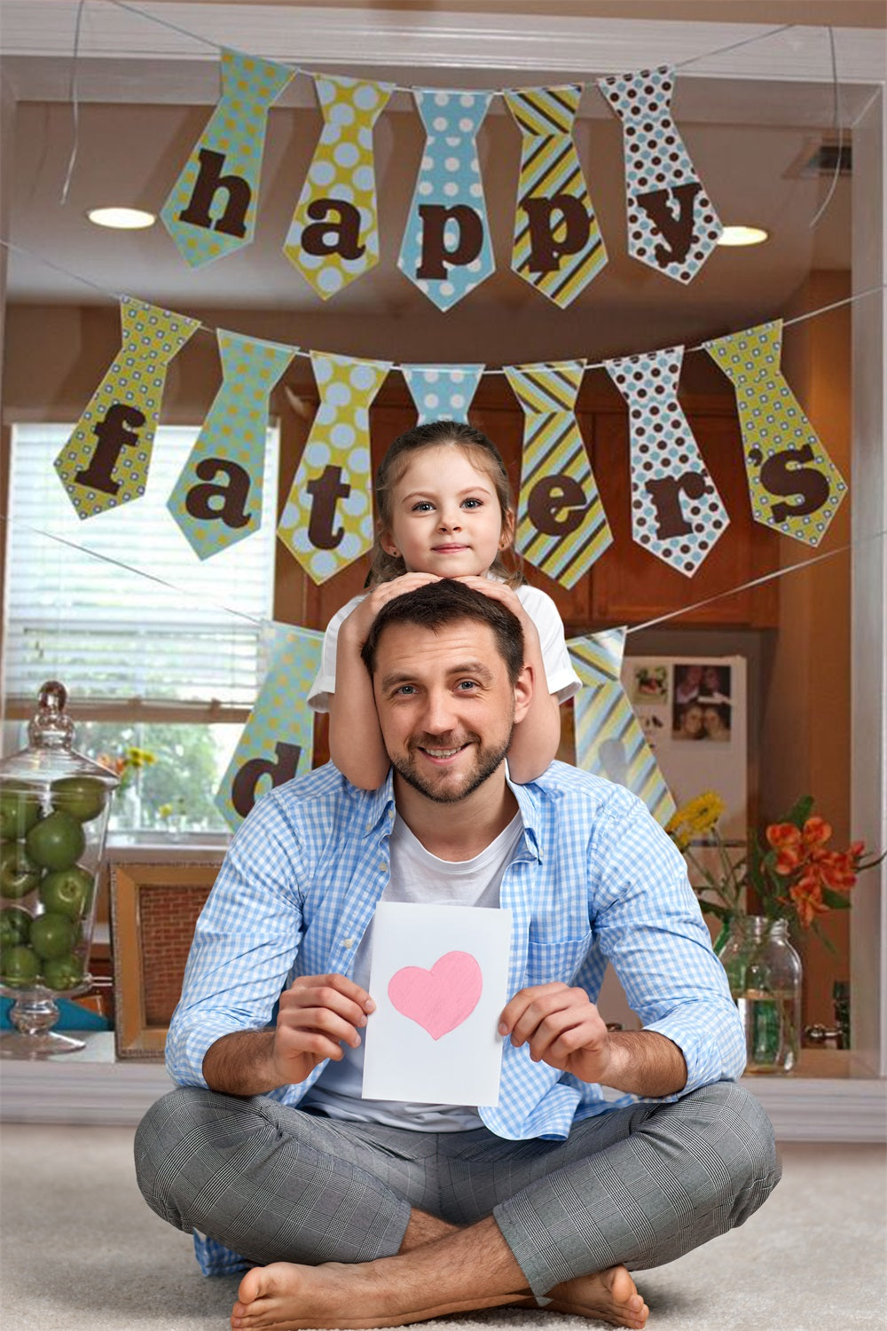 Happy Father's Day Banner Dekoration Hintergrund RR5-22