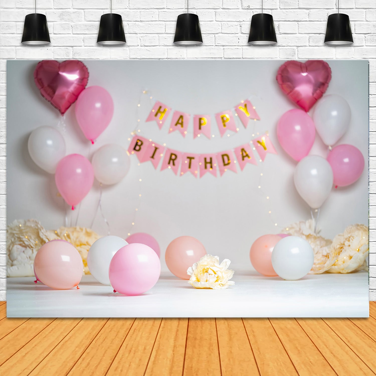 Baby Geburtstag Banner Dekoration Hintergrund RR5-40