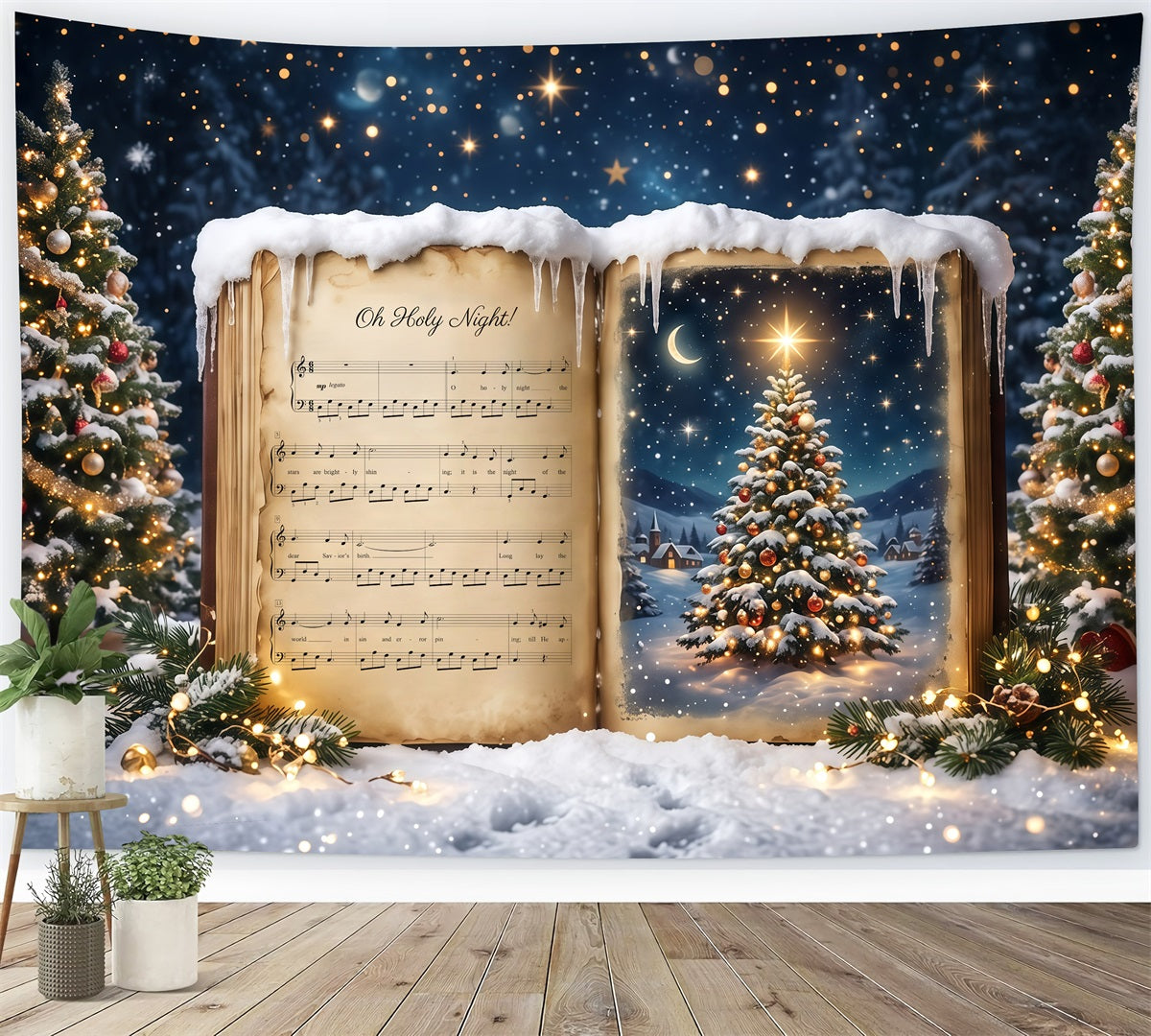 Weihnachtlicher Fotohintergrund Joy To The World Weihnachtslied RR610-13