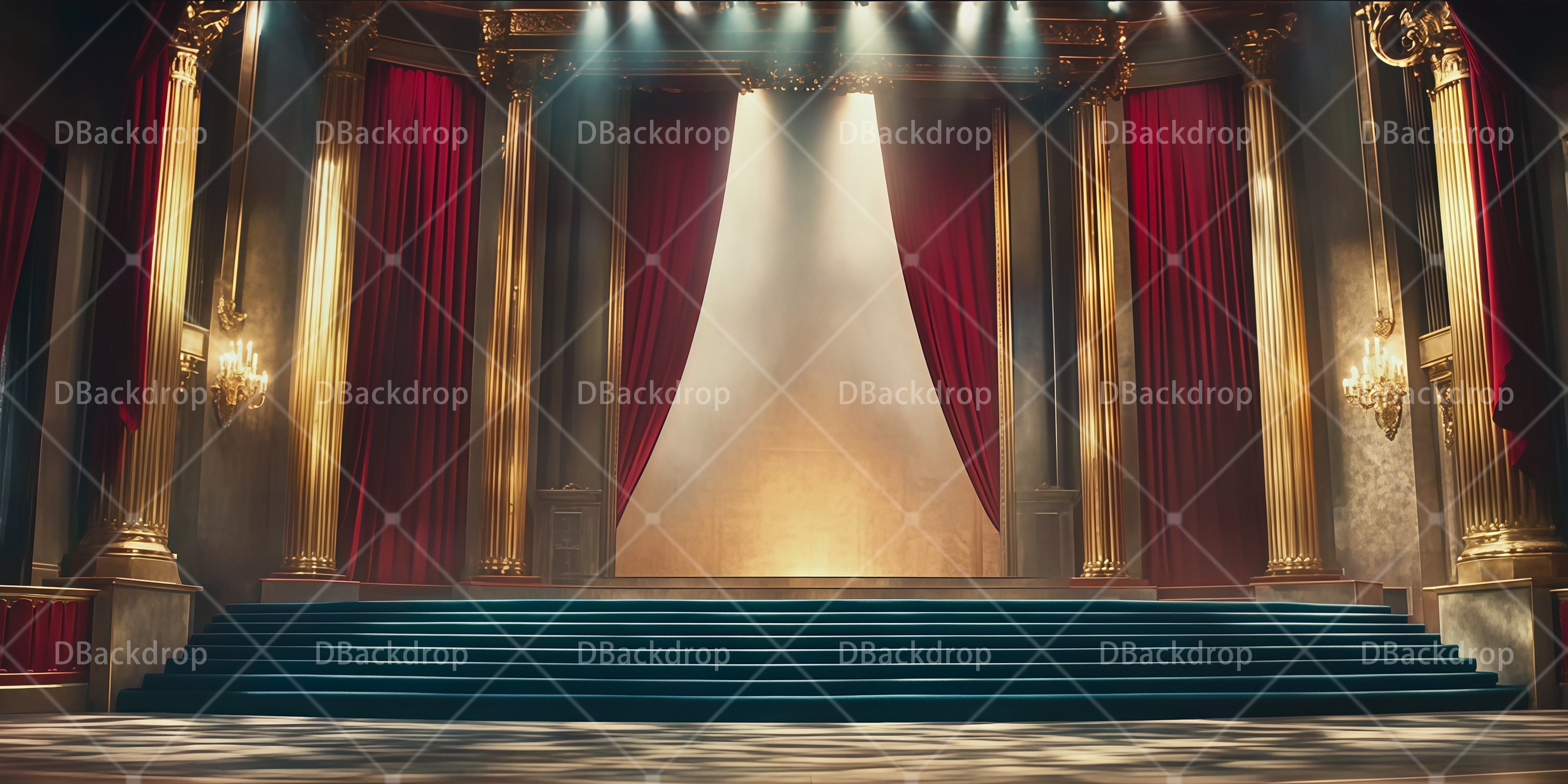 Theater Bühnenhintergrund Nachtclub für Tanzaufführung RR66-T55