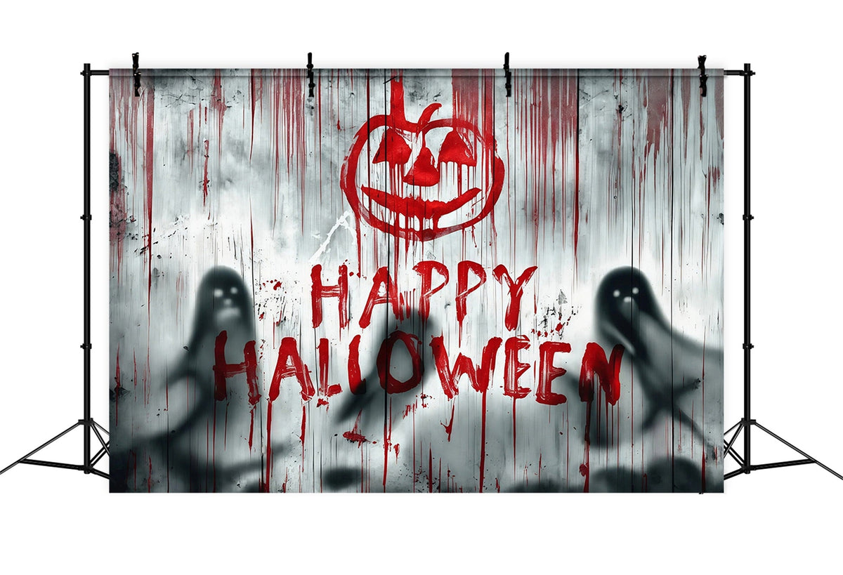 Halloween-Blutkulisse Blutige Geisterwandschatten Halloween-Hintergründe RR67-52