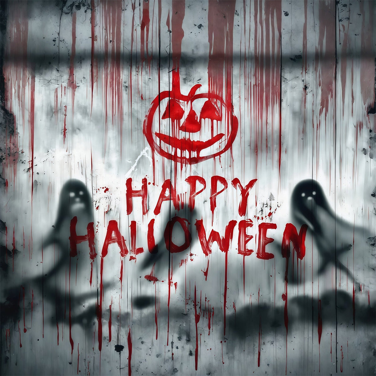Halloween-Blutkulisse Blutige Geisterwandschatten Halloween-Hintergründe RR67-52
