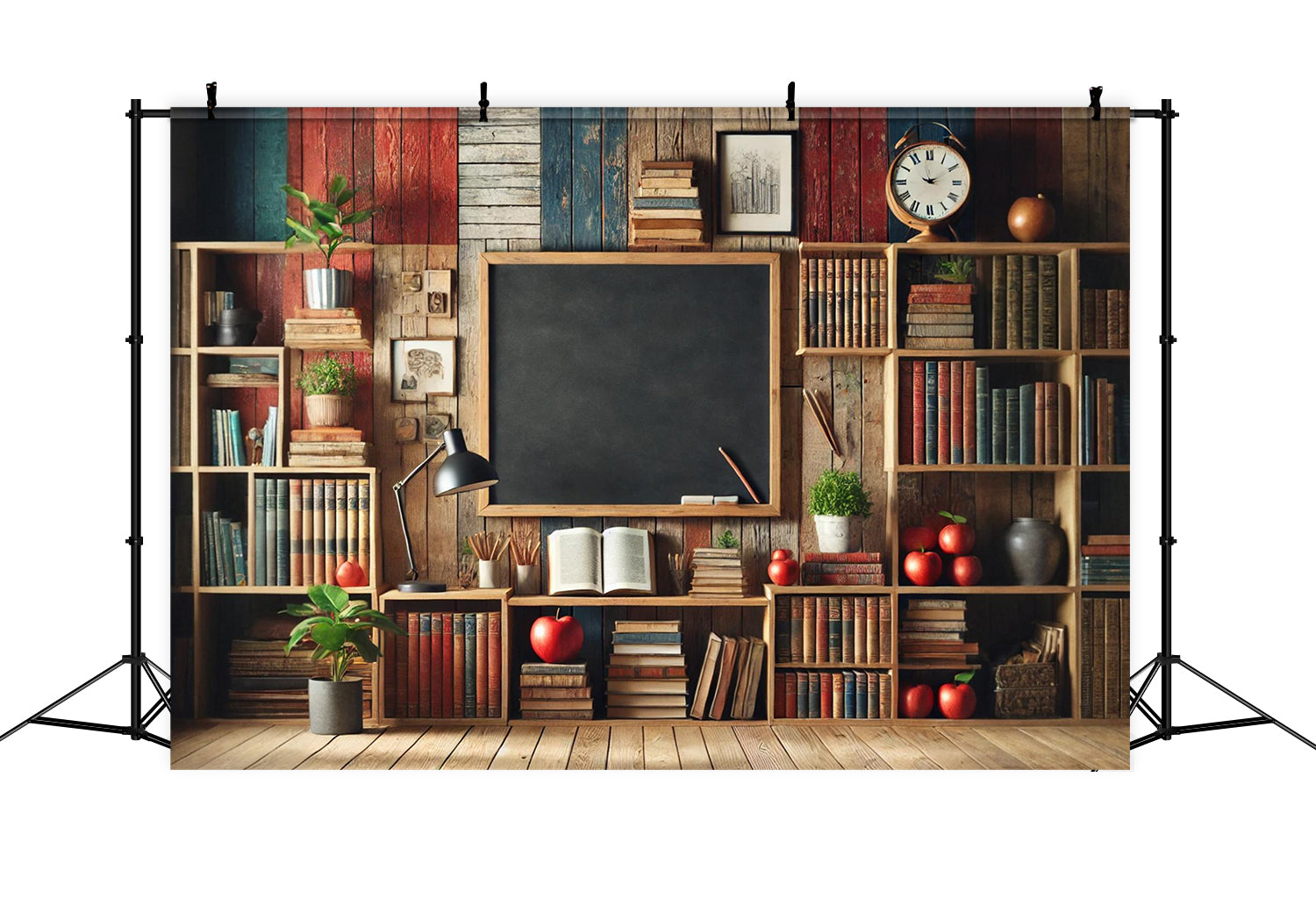 Bücher Tafel Back to School Backdrop RR7-206