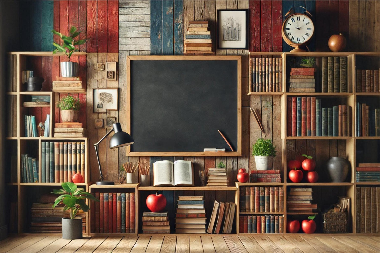 Bücher Tafel Back to School Backdrop RR7-206