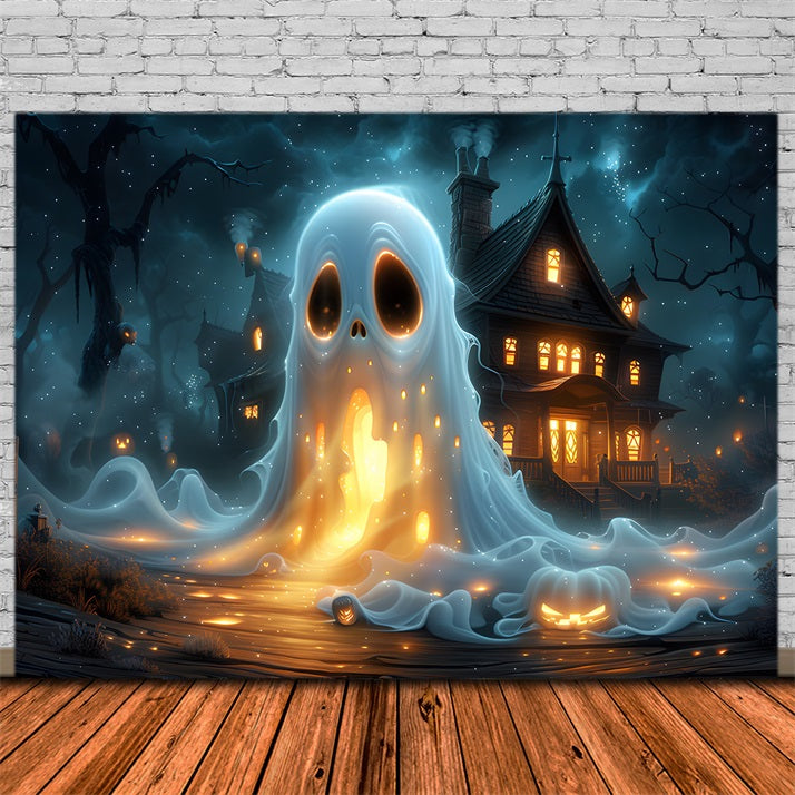Halloween Gespenstervilla Hintergrund RR7-368