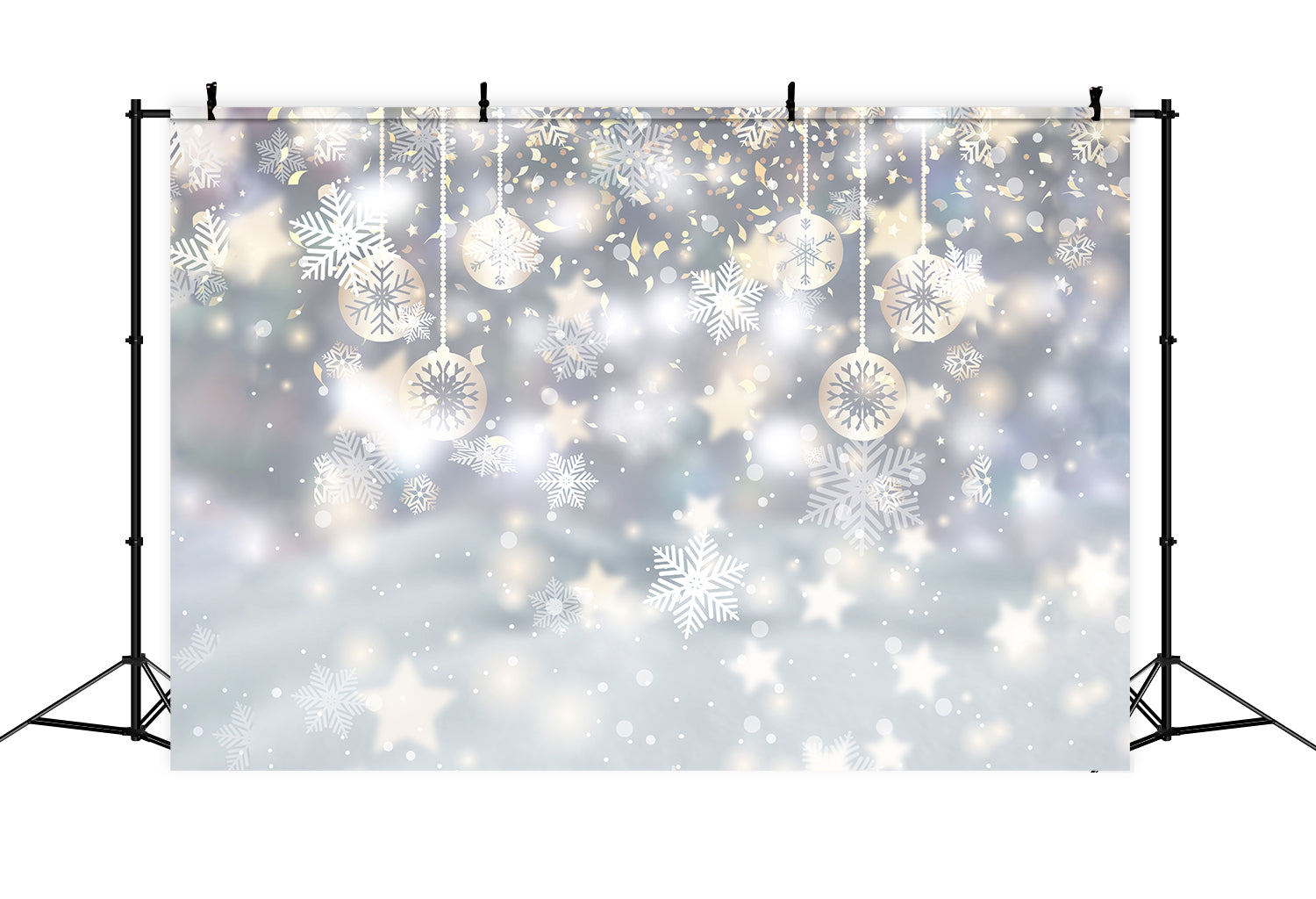 Weihnachten Schneeflocke Sternendekoration Backdrop RR8-275