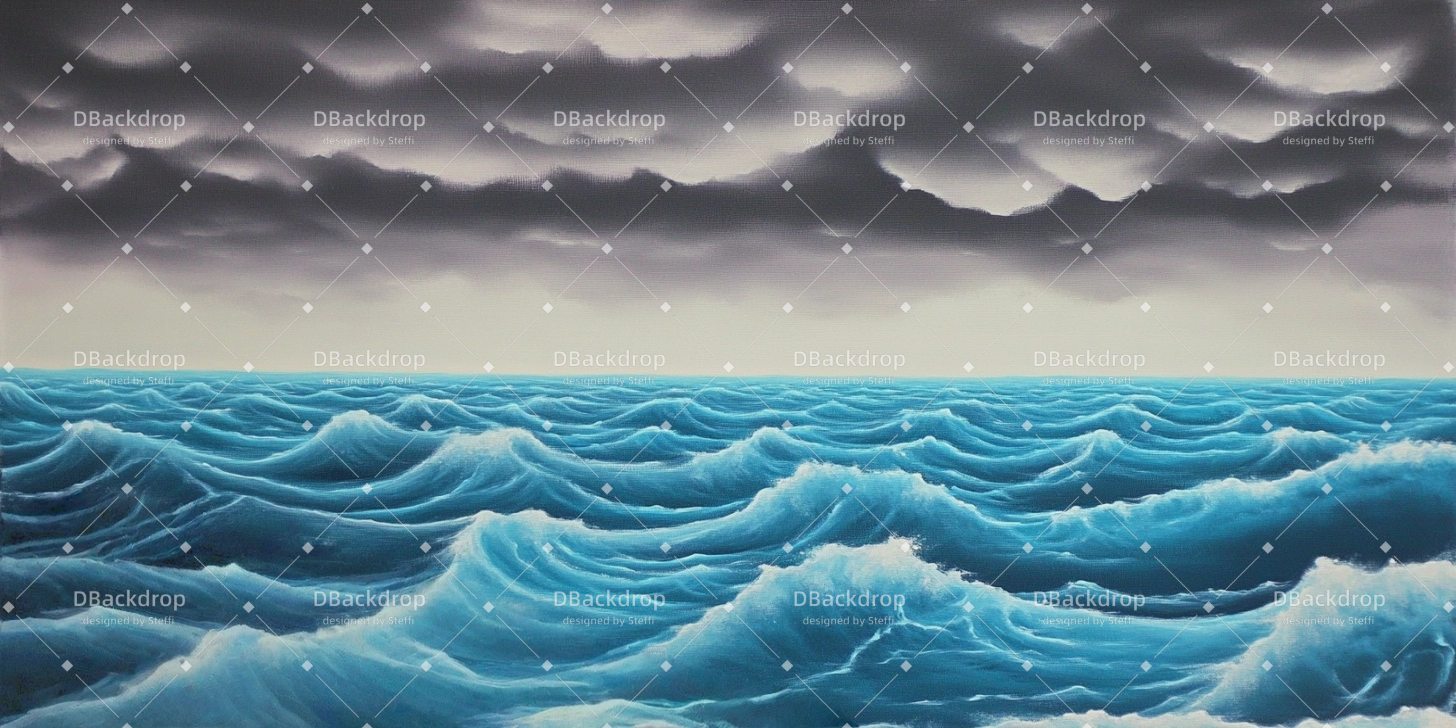 Theaterkulisse „Aufgewühlte See“ Theaterkulisse CSH59-T65