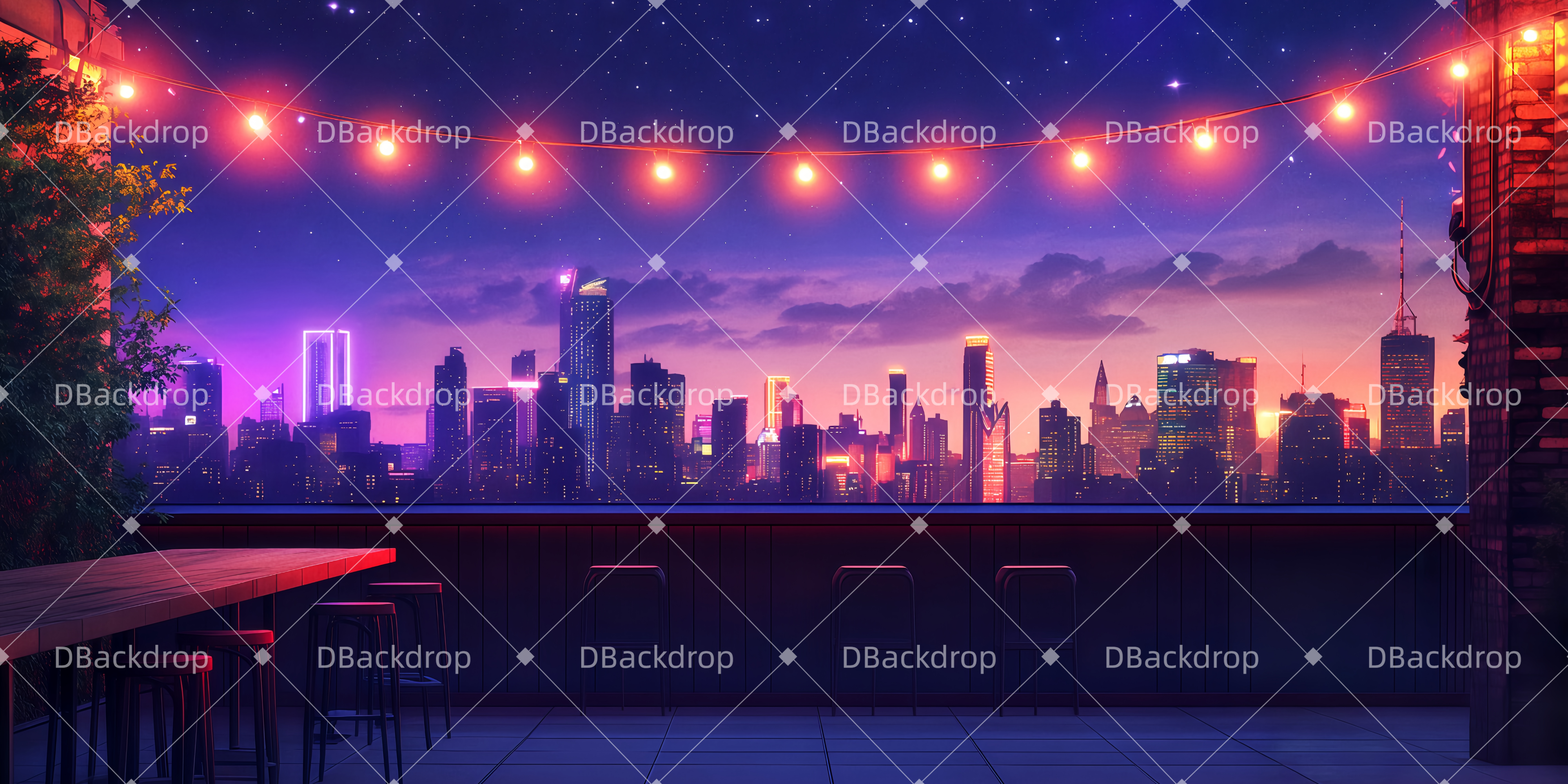 Bühne Theatervorhang Usnavis Dachterrasse Theaterbühnenbau TWW511-T88