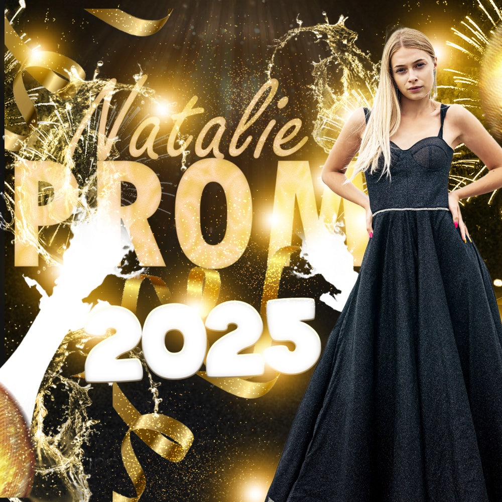 Prom Backdrop Champagner Sparkle Splash Personalisierte Party Graduation Backdrop TWW5-42