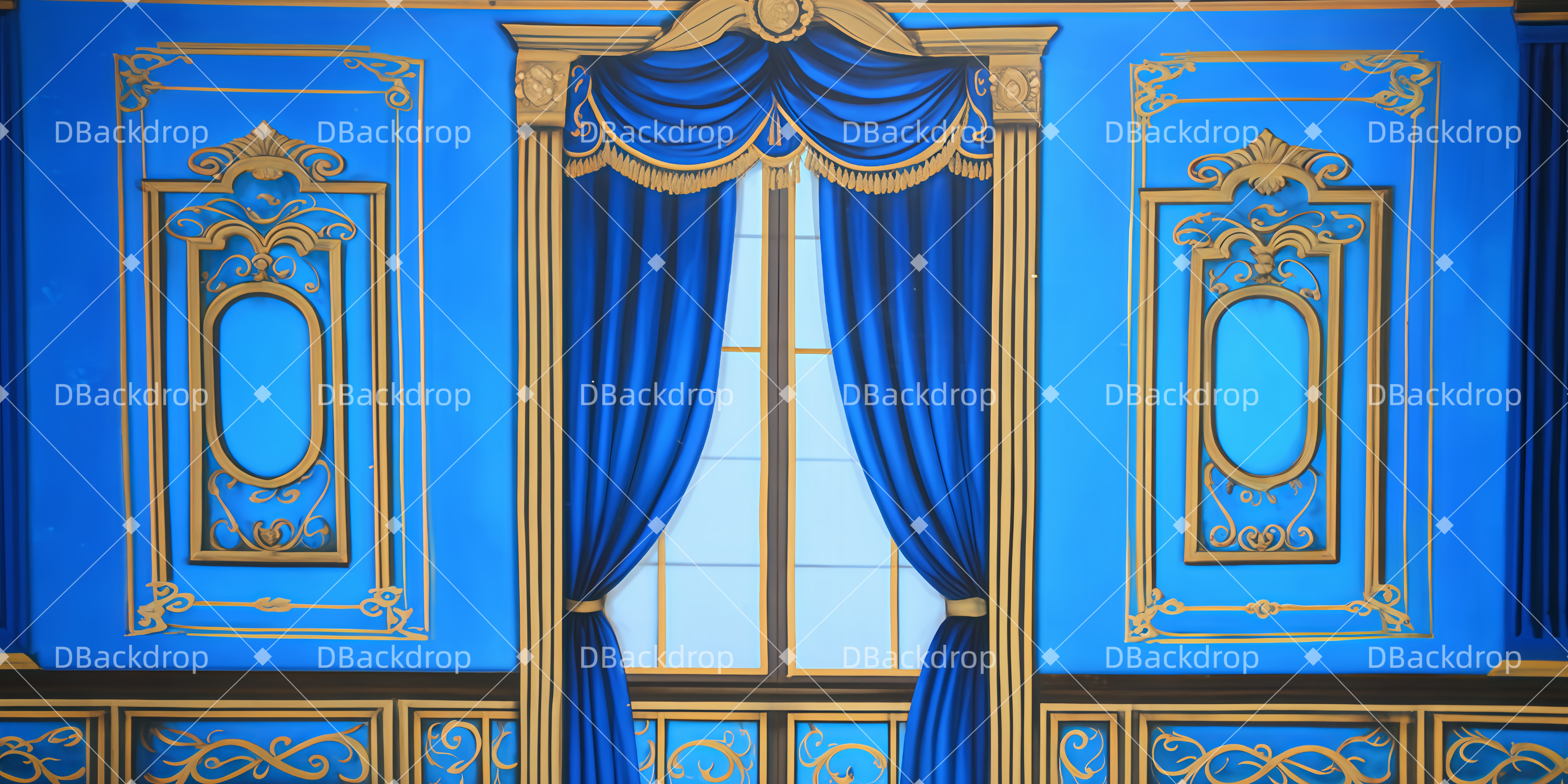 Hintergrund Theater Vorhang Die Prinzessin auf der Erbse Theater Backdrop TWW510-T46