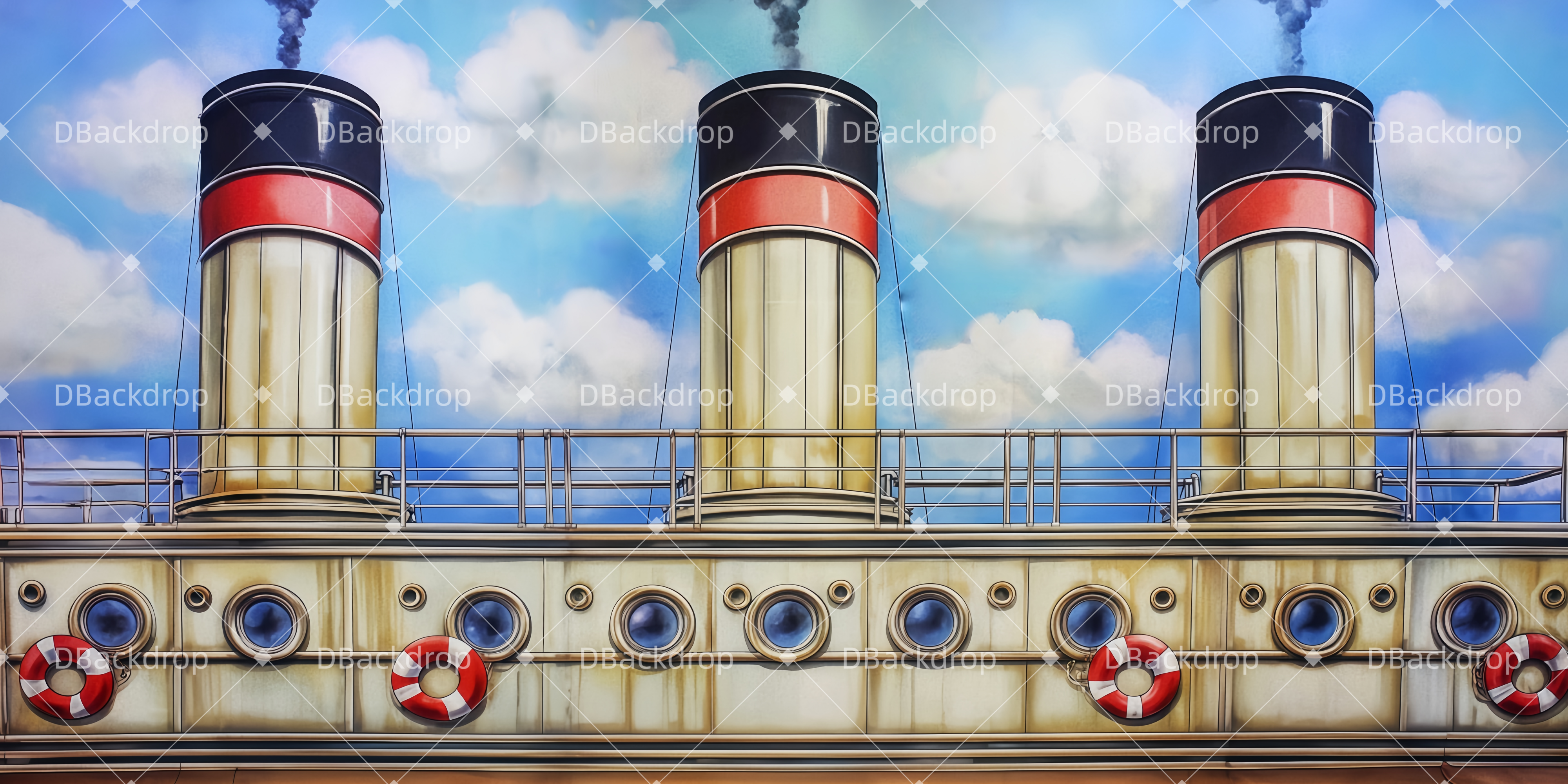 Theatervorhang samt Feier auf dem Hauptdeck Theaterbühnenbau TWW511-T23