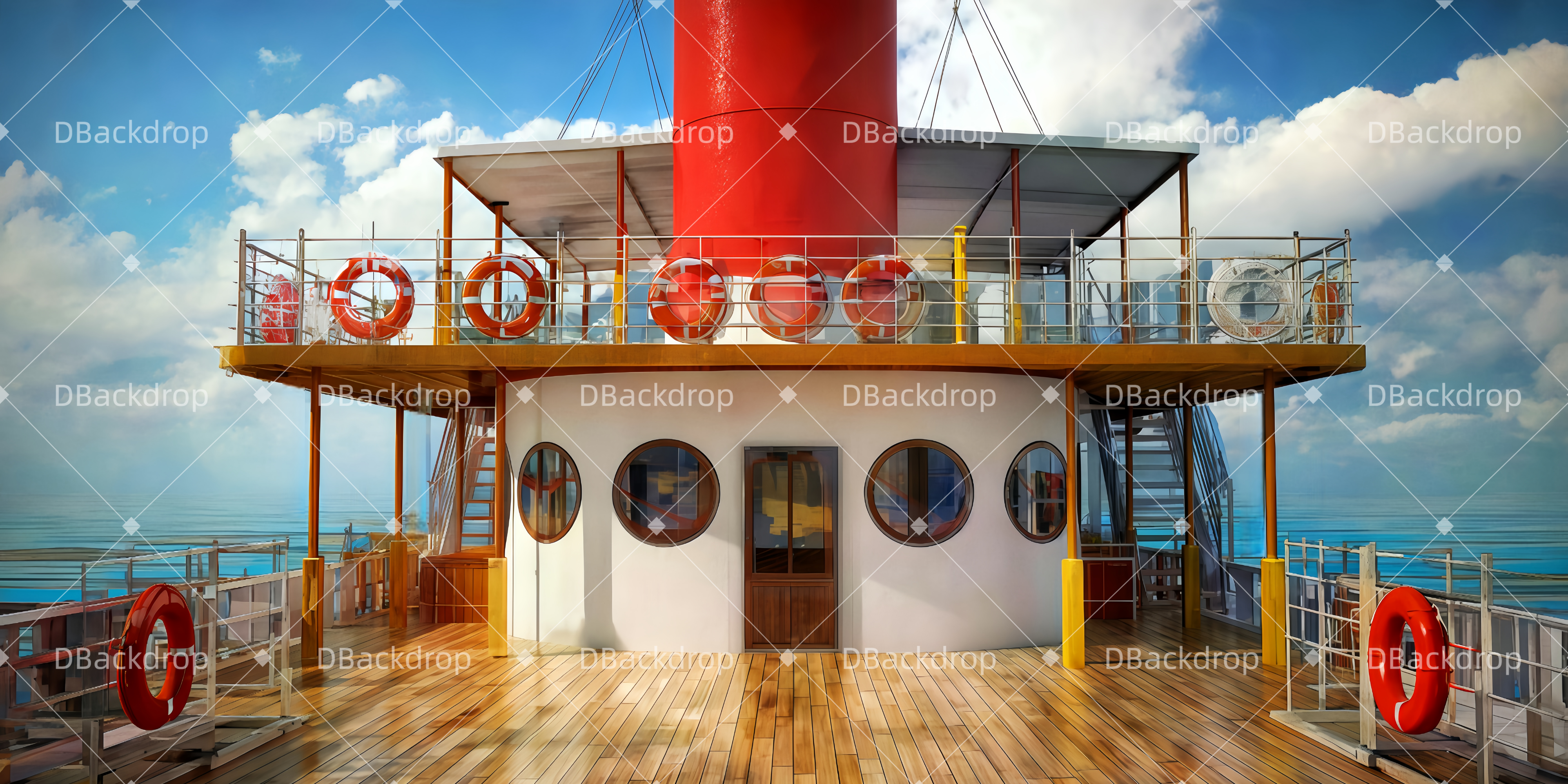 Theater Vorhang auf Hauptdeck des Schiffes Theatervorhang samt TWW511-T29