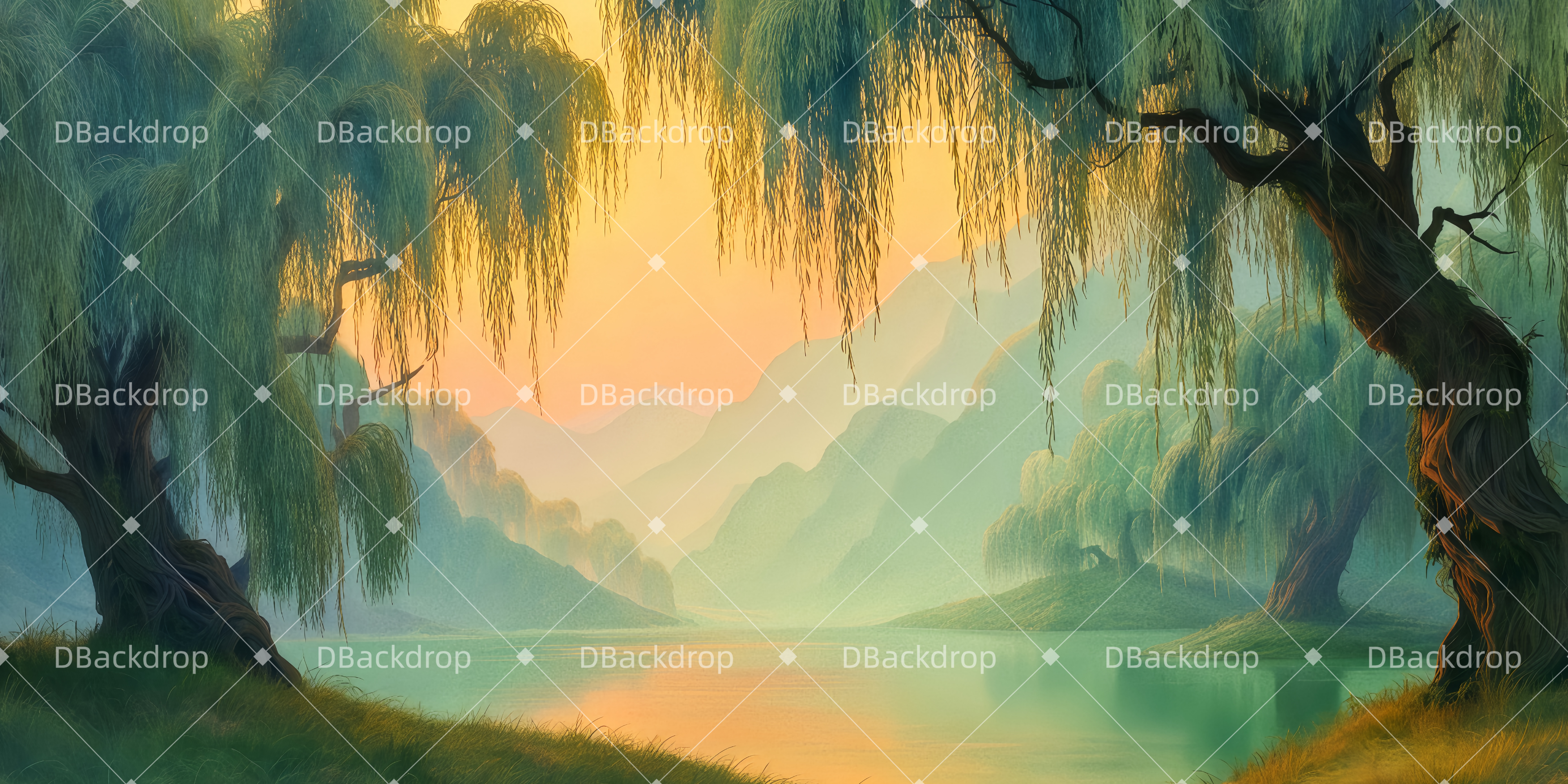 Bühne Theater Vorhang Das Flussufer Theaterwand TWW511-T31