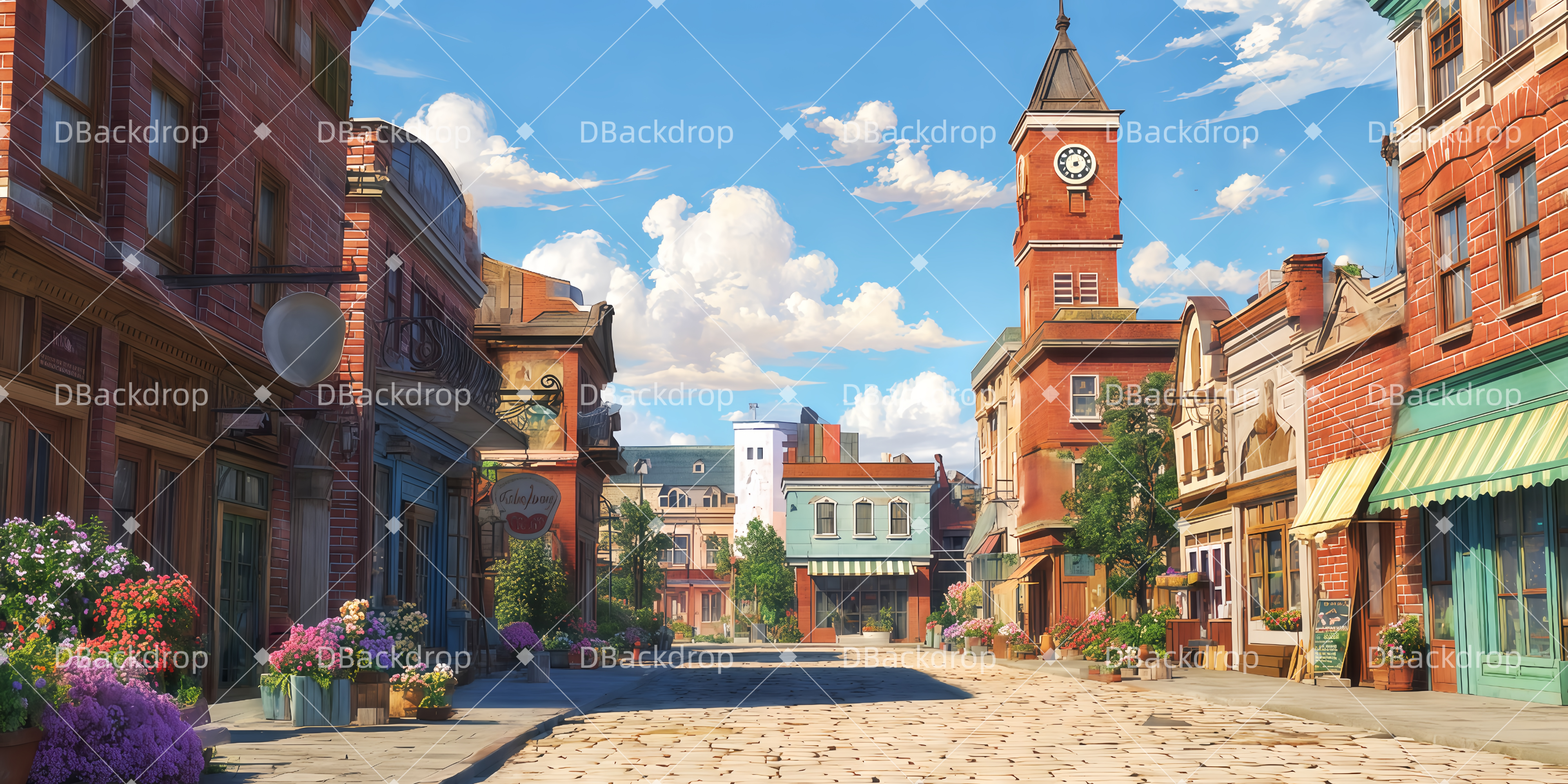 Bühne Theatervorhang Ashton Town Square Theatervorhang samt TWW511-T33