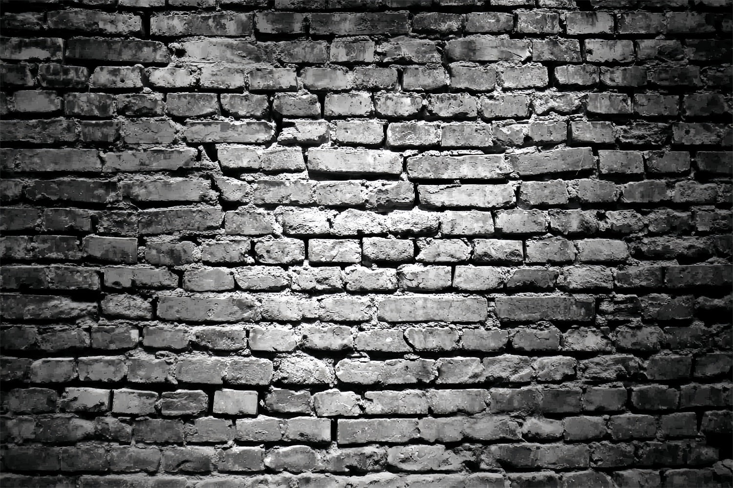 Schwarzer Backstein-Fotohintergrund Grunge Schwarz-Weißes Backsteinmuster Backstein-Fotohintergrund TWW59-178