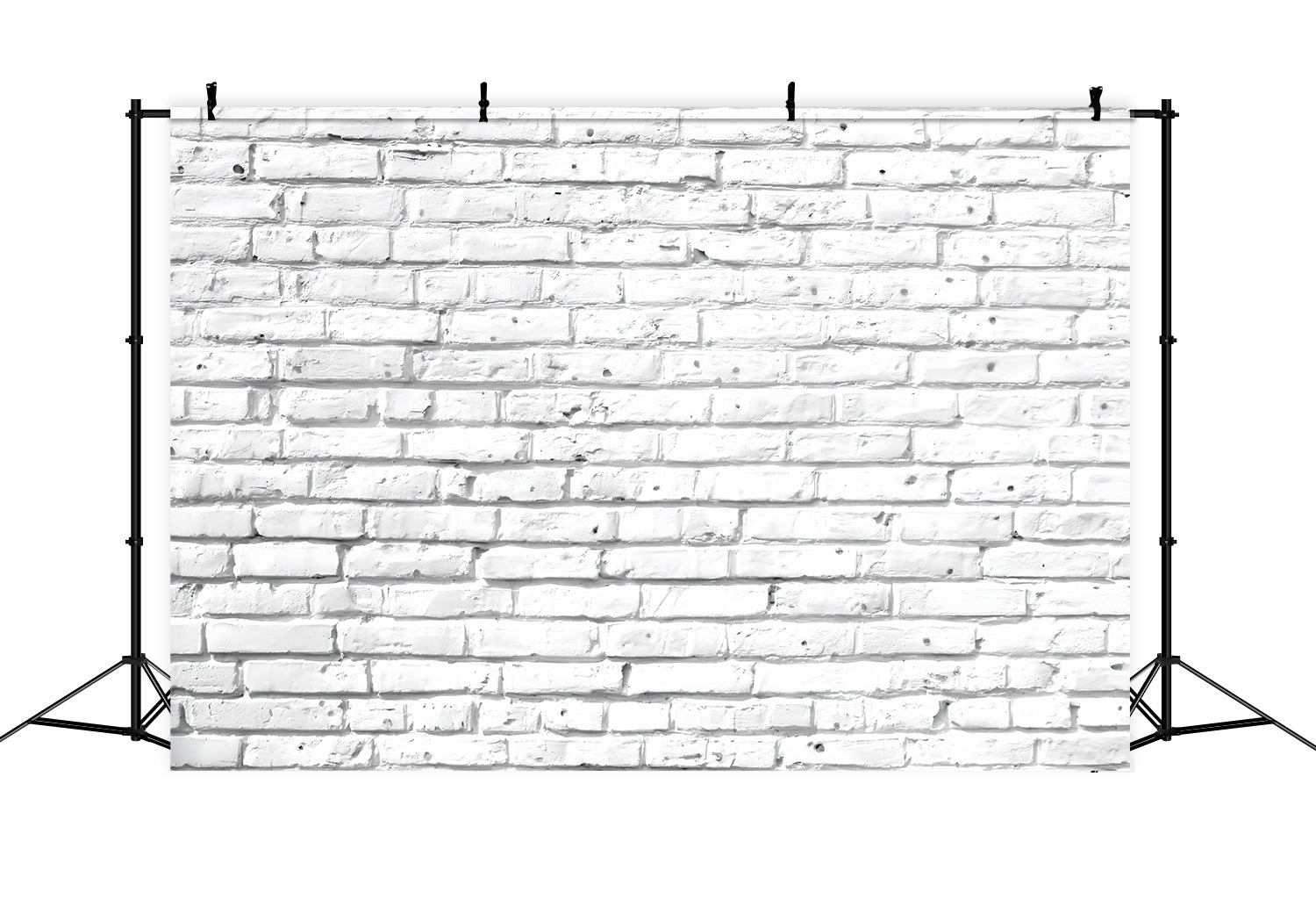 Weißer Ziegelhintergrund Weiß getünchter Ziegelhintergrund mit Distressed-Textur TWW59-188