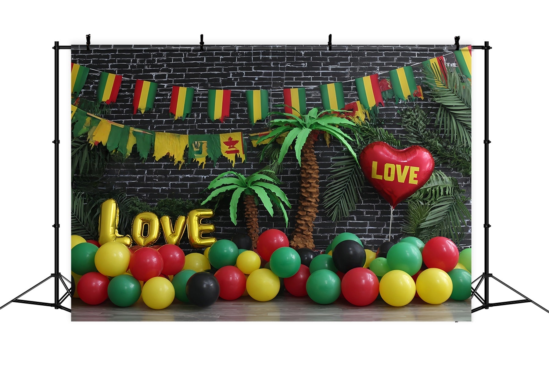 Cake Smash Fotografie Fotohintergrund Tropische Liebe Ballon Paradies Geburtstag Studiohintergründe TWW59-216