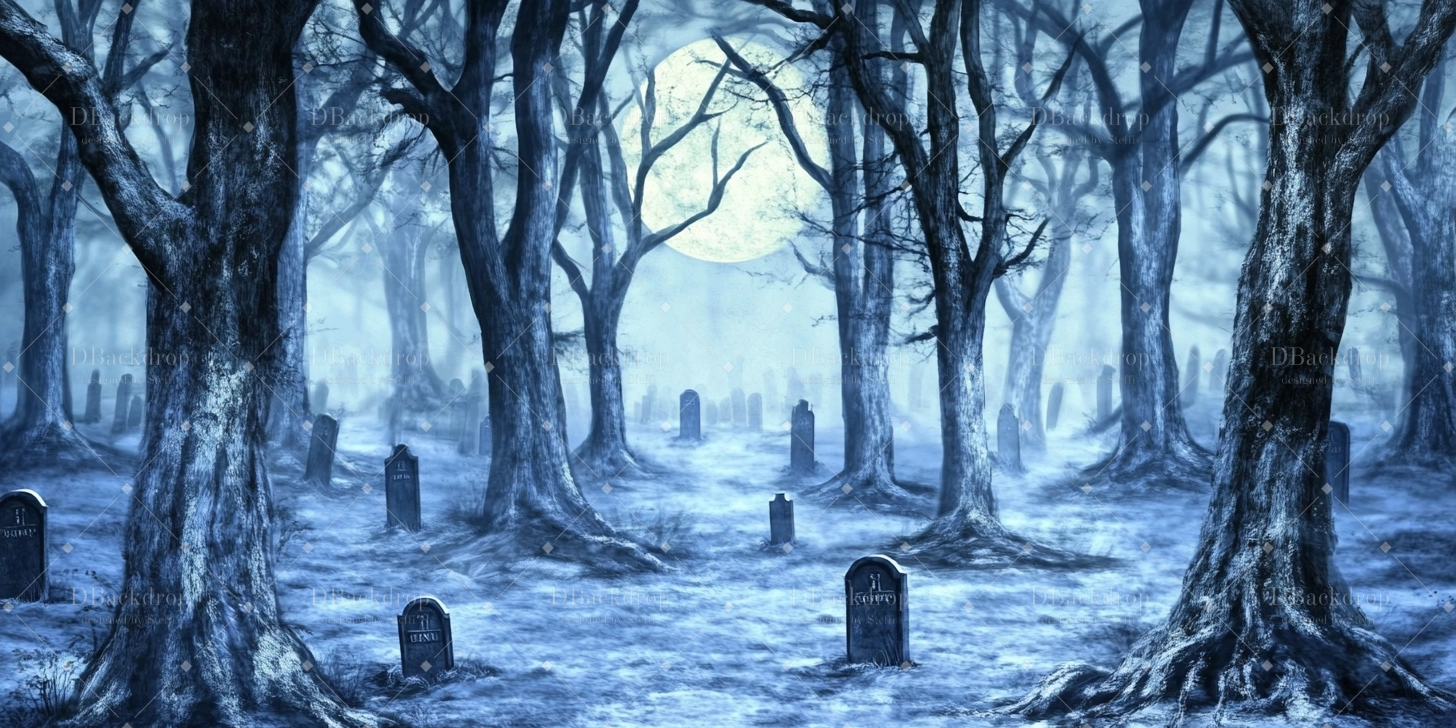 Theaterkulisse „Winterfriedhof“ Bühnenkulissen zu verkaufen CSH59-T3