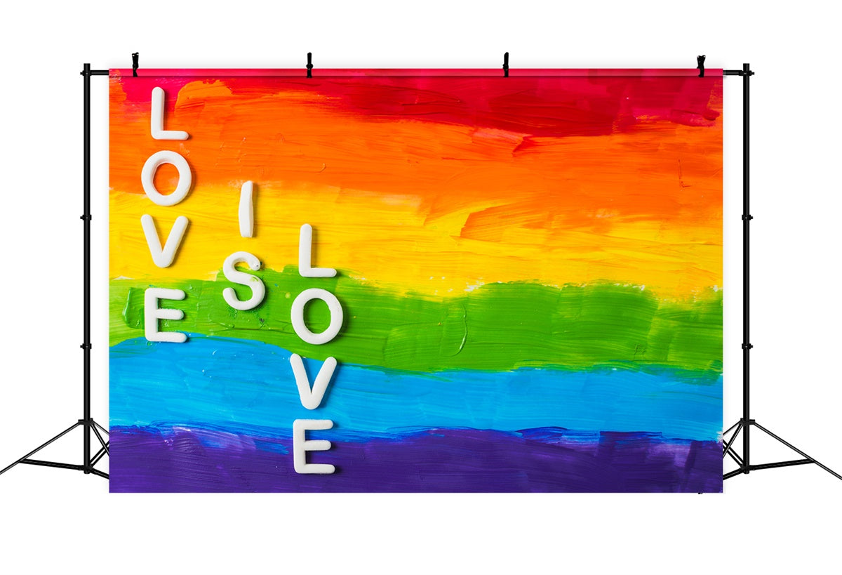 Stolz Fotohintergrund Text Design Regenbogen Streifen Hintergrund XY2-55