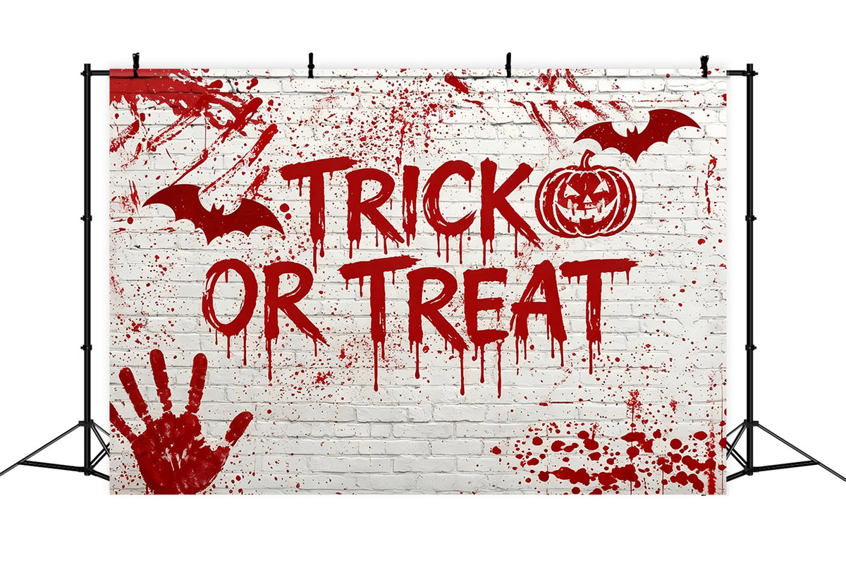 Halloween-BlutkulisseBlutspritzer Auf Backsteinmauer ZTT67-22